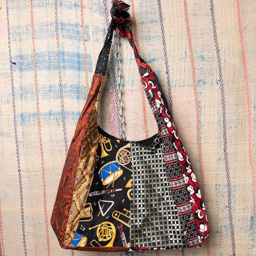 Upcycled tsuno bag crossbody